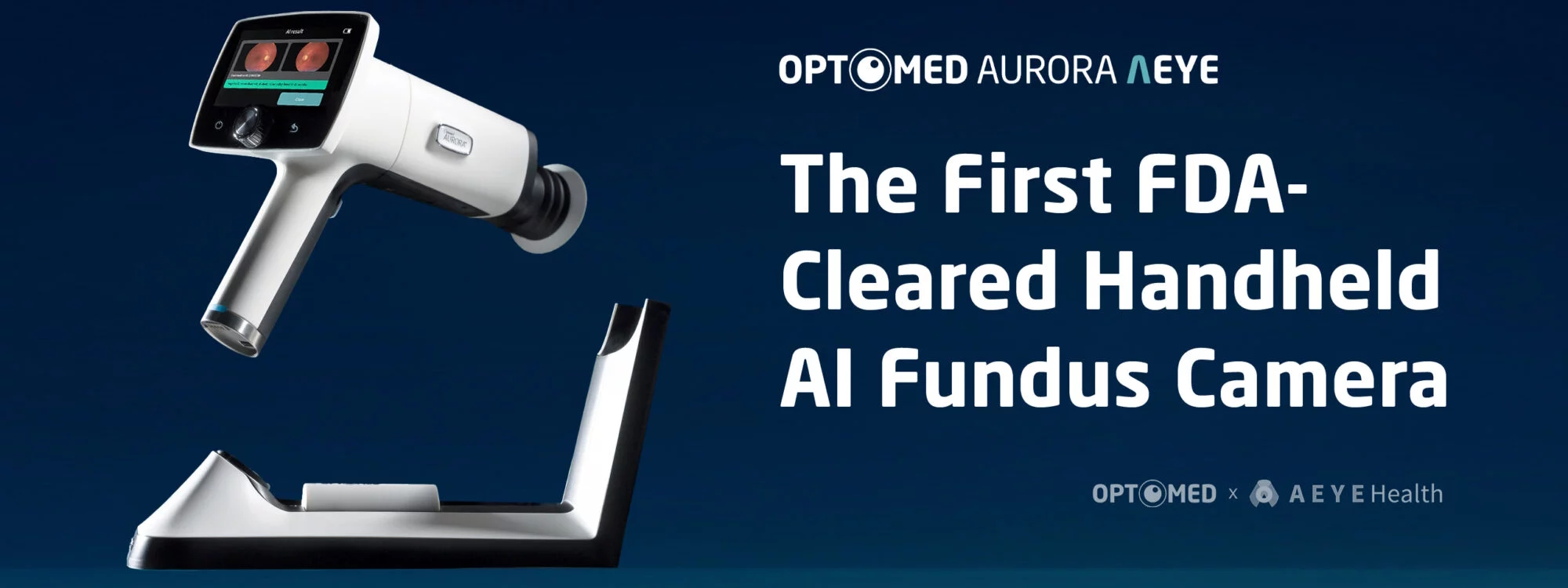 Optomed вместе со своими партнерами из AEYE Heath, рады объявить о выпуске первой портативной камеры для глазного дна с искусственным интеллектом для обнаружения наиболее ранней диабетической ретинопатии